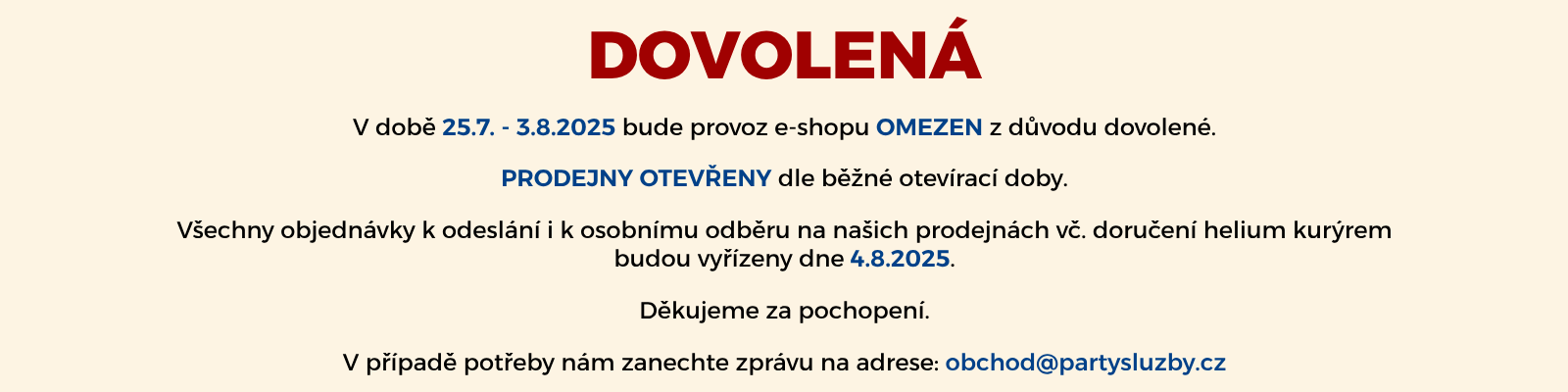 Dovolená