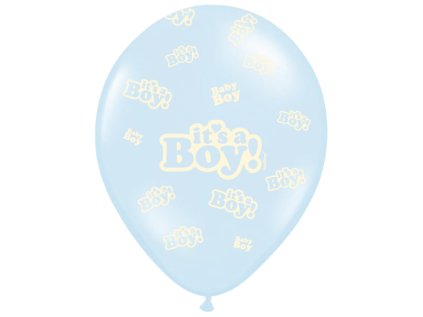 Balonek latex mimi It’s a Boy modrý, 30 cm