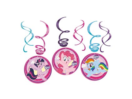 Závěsné spirály My Little Pony, 6 ks
