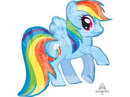 Balonek fóliový My Little Pony Rainbow Dash, 71 cm