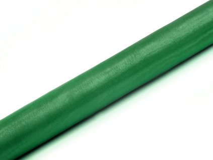 Organza zelená, 36 cm x 9 m