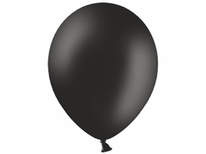 Balonek latex černý pastelový, 30 cm