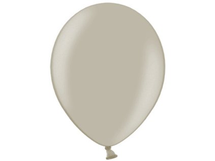 Balonek latex šedý světlý pastelový, 30 cm