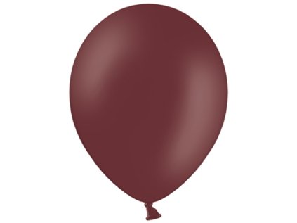 Balonek latex hnědočervený pastelový, 30 cm
