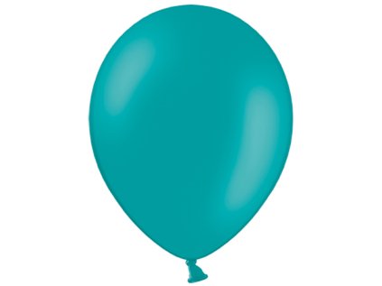Balonek latex tyrkysový tmavý pastelový, 30 cm