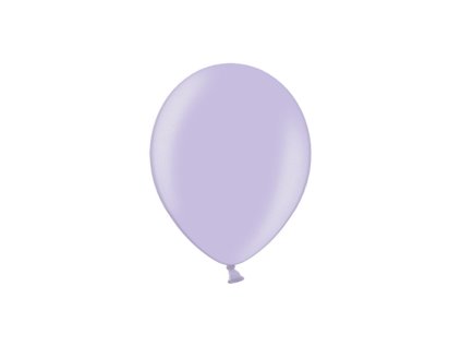 Balonek latex fialový světlý metalický DEKORAČNÍ, 12 cm