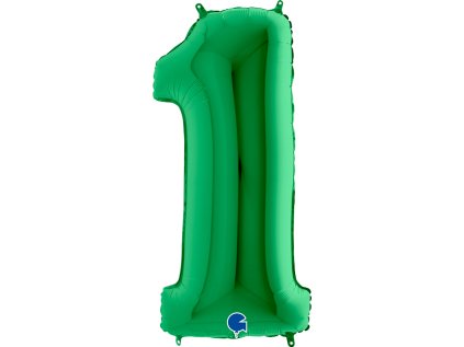 Fóliové číslo 1 zelené, 102 cm