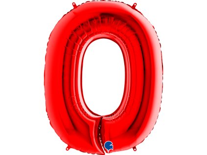 Fóliové číslo 0 červené, 102 cm