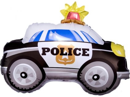 Balonek fóliový Policie, 60 cm