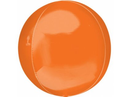Balonek fóliový koule oranžová, 40 cm
