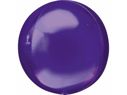 Balonek fóliový koule fialová, 40 cm