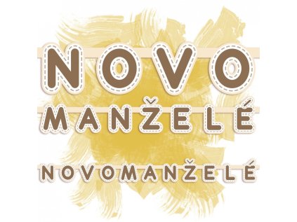 Banner Novomanželé, 120 cm