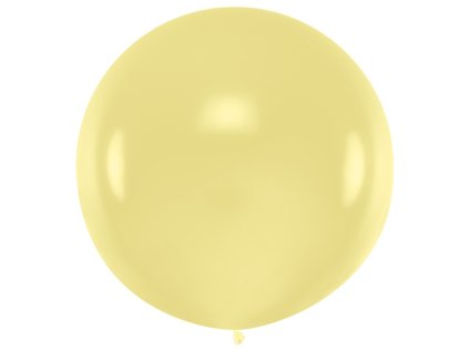 Jumbo balon pastelový smetanový, 1 m