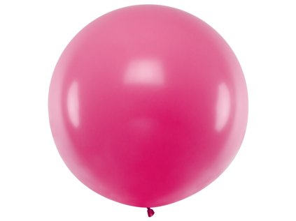 Jumbo balon pastelový růžový, 1 m