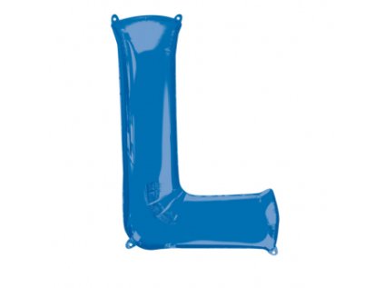 Fóliové písmeno L modré, 83 cm