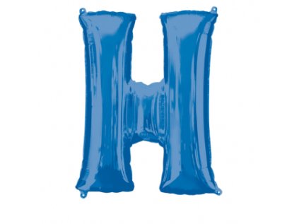 Fóliové písmeno H modré, 83 cm
