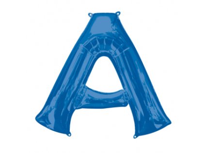 Fóliové písmeno A modré, 83 cm