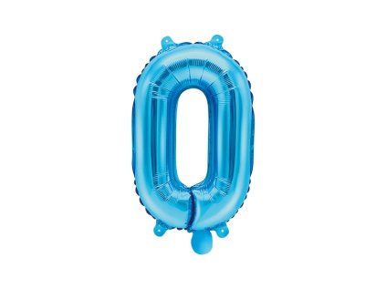 Fóliové číslo 0 modré, 35 cm