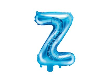 Fóliové písmeno Z modré, 35 cm