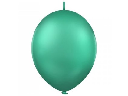 Balonek latex zelený SPOJOVACÍ 30 cm, 1 ks