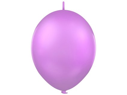 Balonek latex fialový SPOJOVACÍ 30 cm, 1 ks