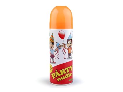Párty nudle ve spreji oranžové