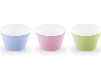 Košíčky na muffiny a cupcakes mix barev, 6 ks