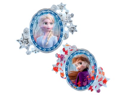 Balonek fóliový Ledové království 2 Elsa a Anna, 76 cm