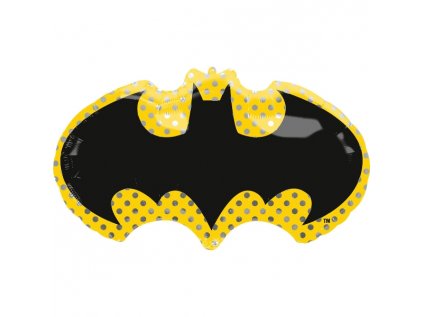 Balonek fóliový Batman logo, 76 cm