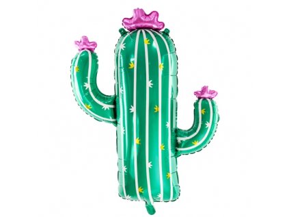 Balonek fóliový Kaktus lesklý, 82 cm