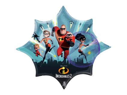Balonek fóliový Úžasňákovi hvězda, 88 cm