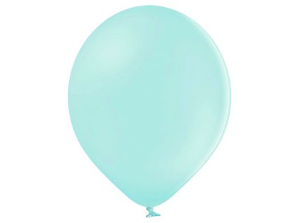 Balonek latex tyrkysový bledý pastelový, 30 cm