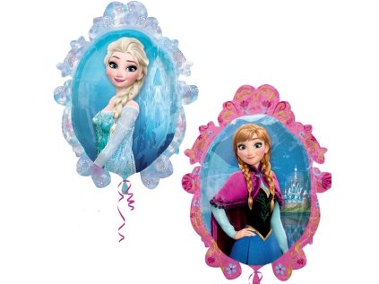 Balonek fóliový Ledové království Elsa a Anna, 69 cm