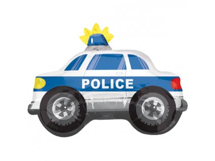 Balonek fóliový Policie modrý, 60 cm