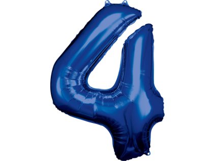 Fóliové číslo 4 modré Reithmüller, 88 cm