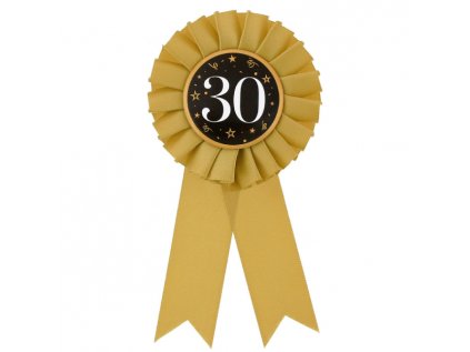 Odznak číslo 30 zlatý