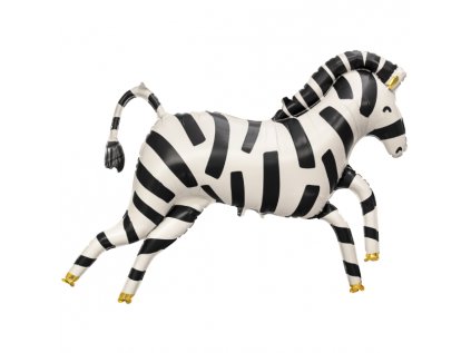 Balonek fóliový Zebra, 115 cm