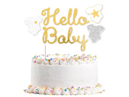 Dortový zápich Hello Baby