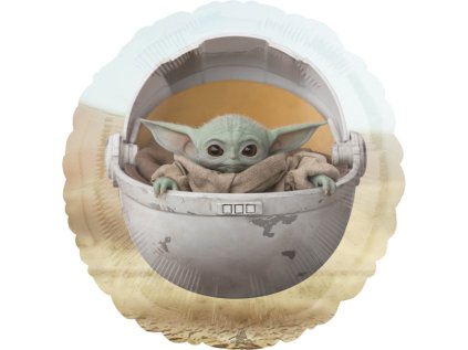 Balonek fóliový Star Wars Baby Yoda, 43 cm