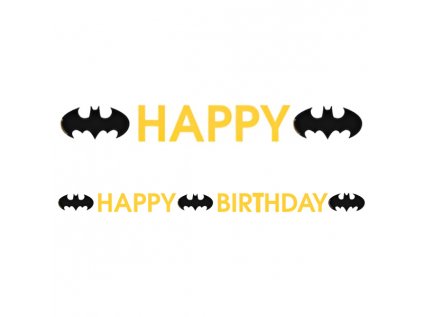 Banner Happy Birthday Batman, 180 cm