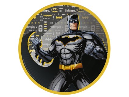Papírové talířky Batman 23 cm, 8 ks