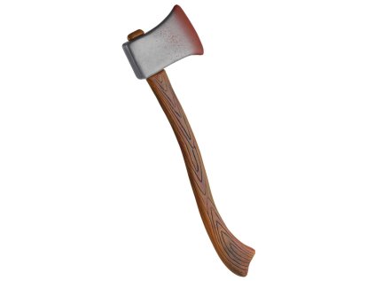 Plastová zakrvácená sekera, 60 cm