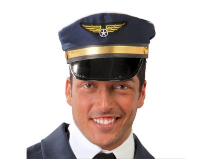 Čepice Pilot letadla modrá
