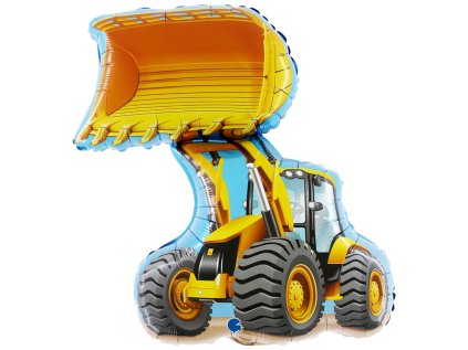 Balonek fóliový Buldozer, 85 cm