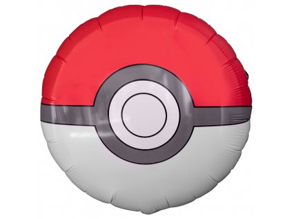 Balonek fóliový Pokémon Pokéball, 50 cm