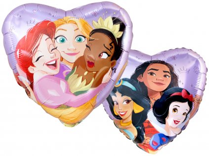 Balonek fóliový Disney princezny, 45 cm