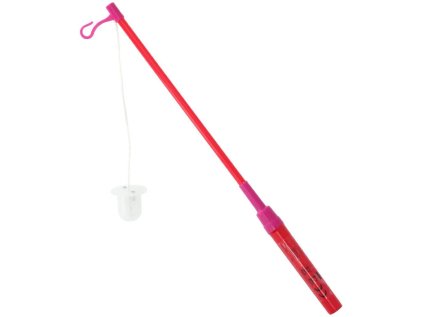 Tyčka na lampion se světlem červená, 40 cm