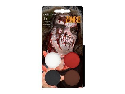 Make-up barvy na obličej - sada Zombie, 14 g