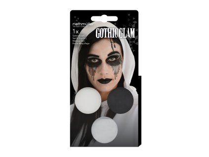 Make-up barvy na obličej - sada Gothic, 11 g
