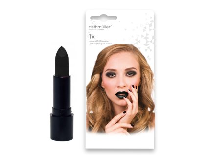 Make-up rtěnka černá
